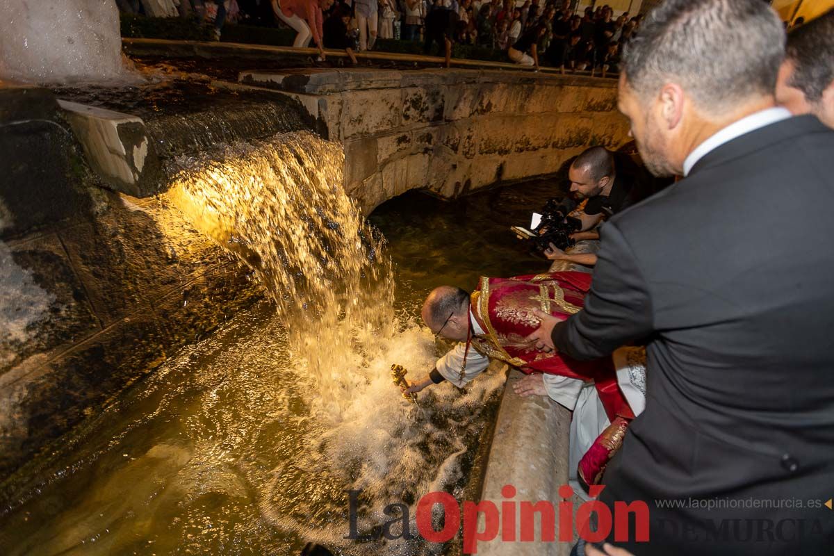 Procesión del Baño y parlamento en las Fiestas de Caravaca