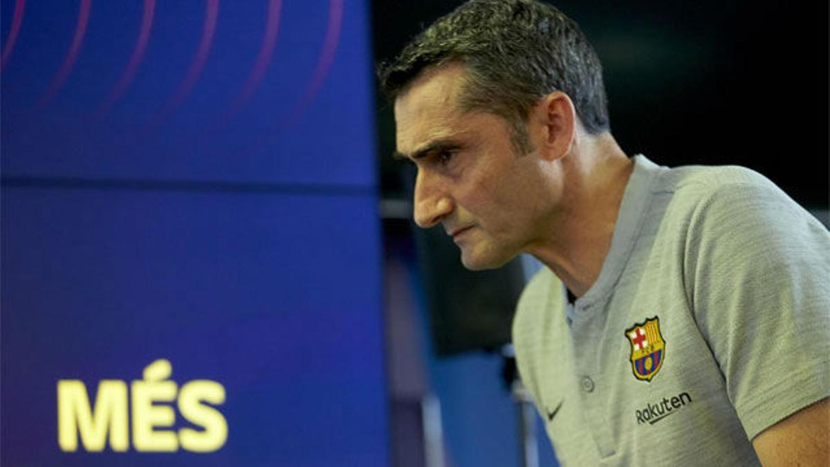 Valverde respondió a las dudas sobre su futuro en el Barça