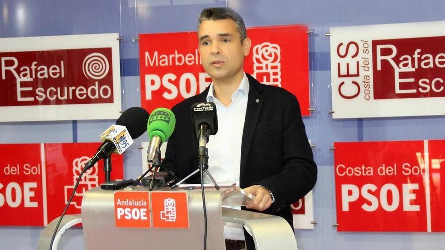 El portavoz del grupo municipal del PSOE, José Bernal.