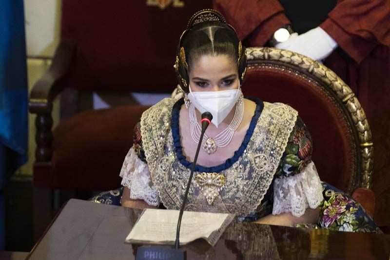 Proclamación de Carmen Martín y Nerea López, falleras mayores de València 2022