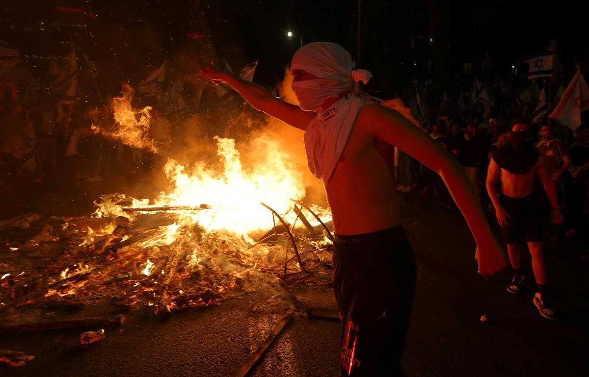 Nueva jornada de protestas en Israel contra la reforma judicial de Netanyahu