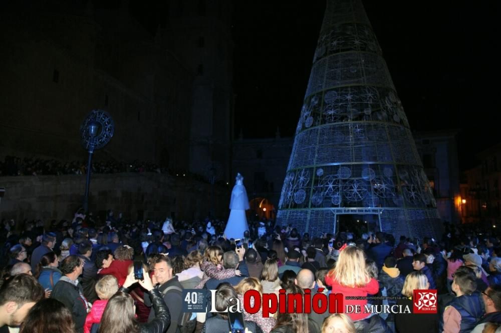 Encendido de luces de Navidad en Lorca