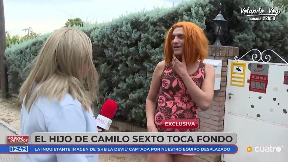 El hijo de Camilo Sesto entrevistado por Tatiana Márquez, reportera de 'En boca de todos'