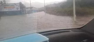 Tromba de agua en el centro de Gandia