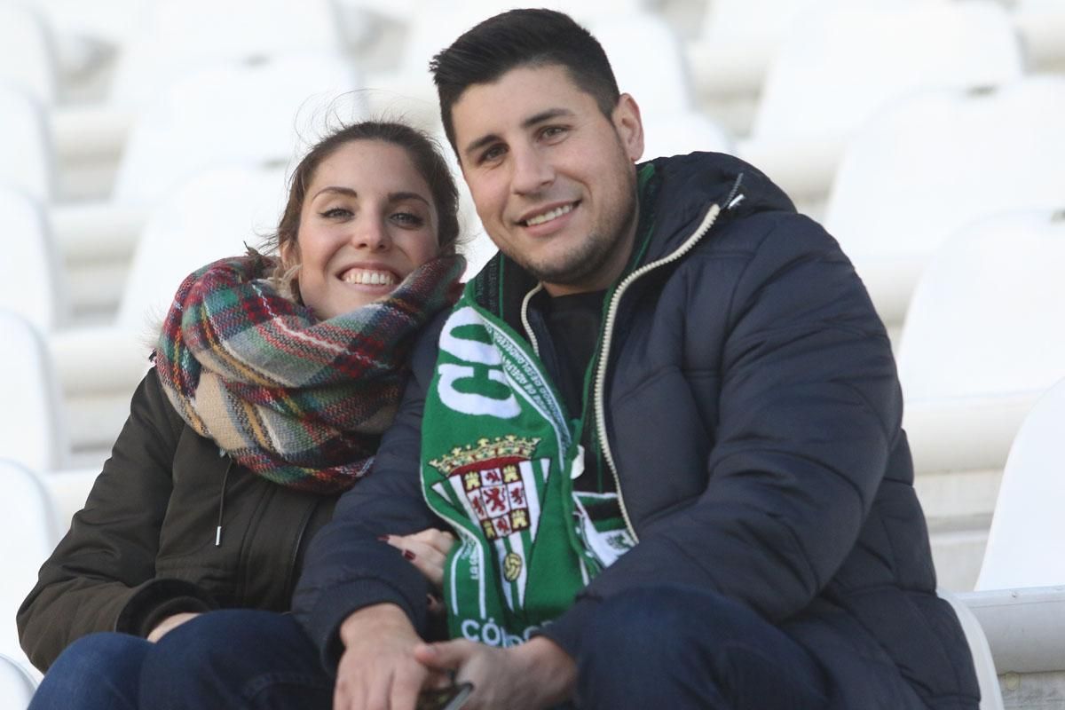 La afición blanquiverde en el Córdoba-Albacete