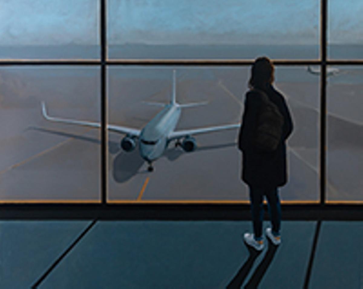 Uno de los cuadros de António Bahia.