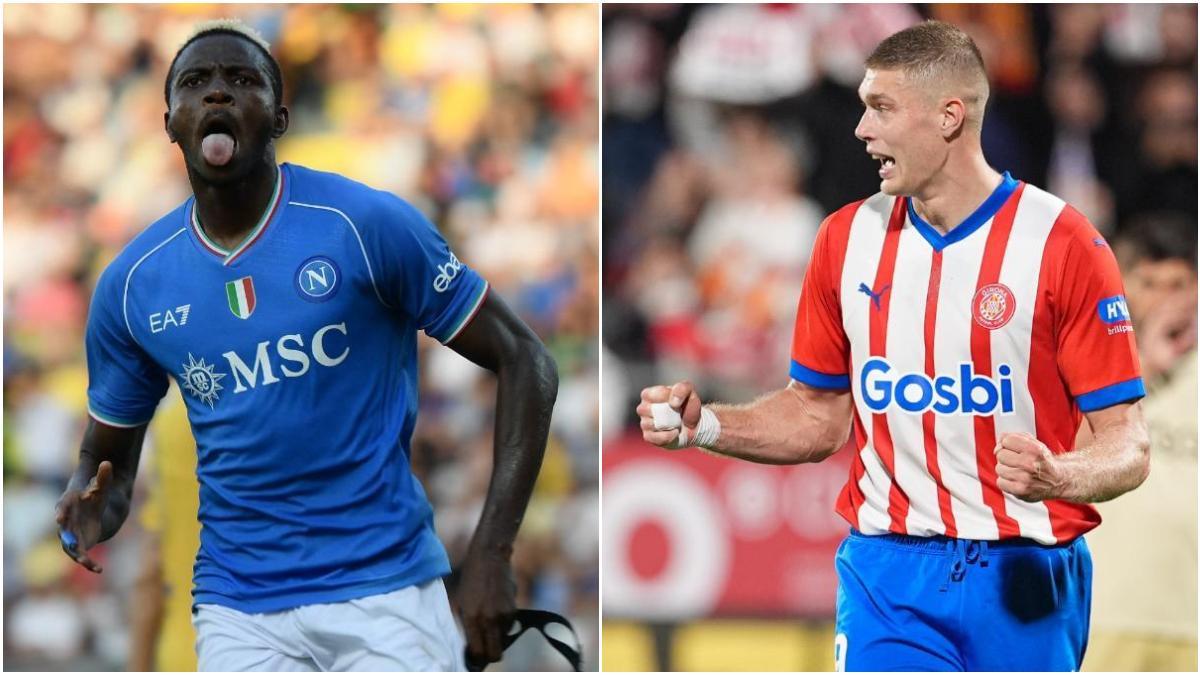 Osimhen y Dovbyk, dos de los delanteros más interesantes del mercado