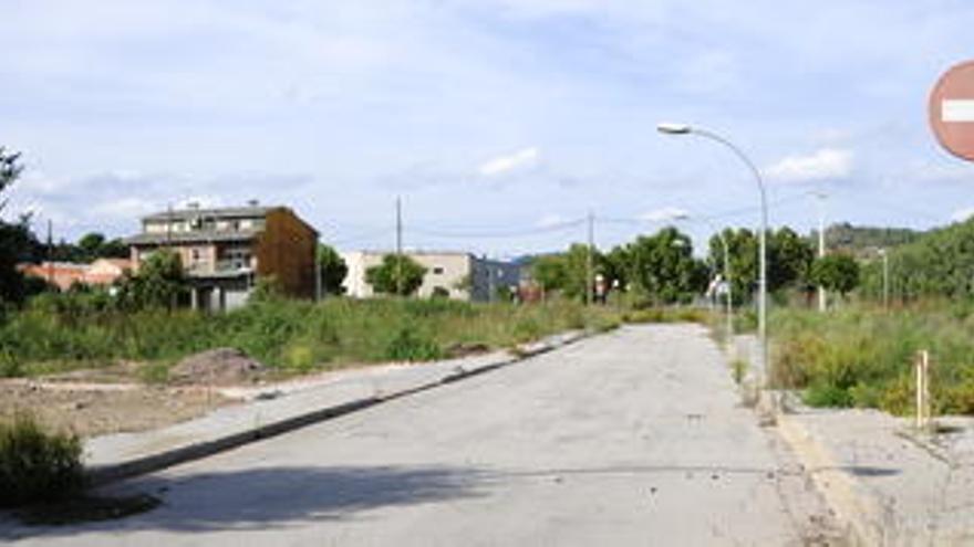 Un carrer del barri de l&#039;Estació, l&#039;any 2014.