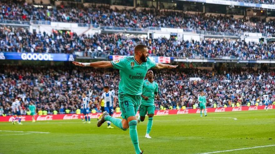 El Madrid supera al Espanyol y no frena en la carrera por la Liga