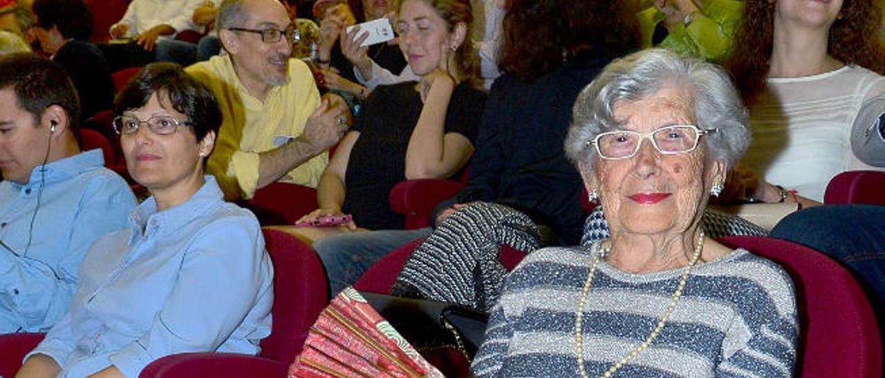 Pino Santana, ayer, en el Auditorio de la ULPGC.