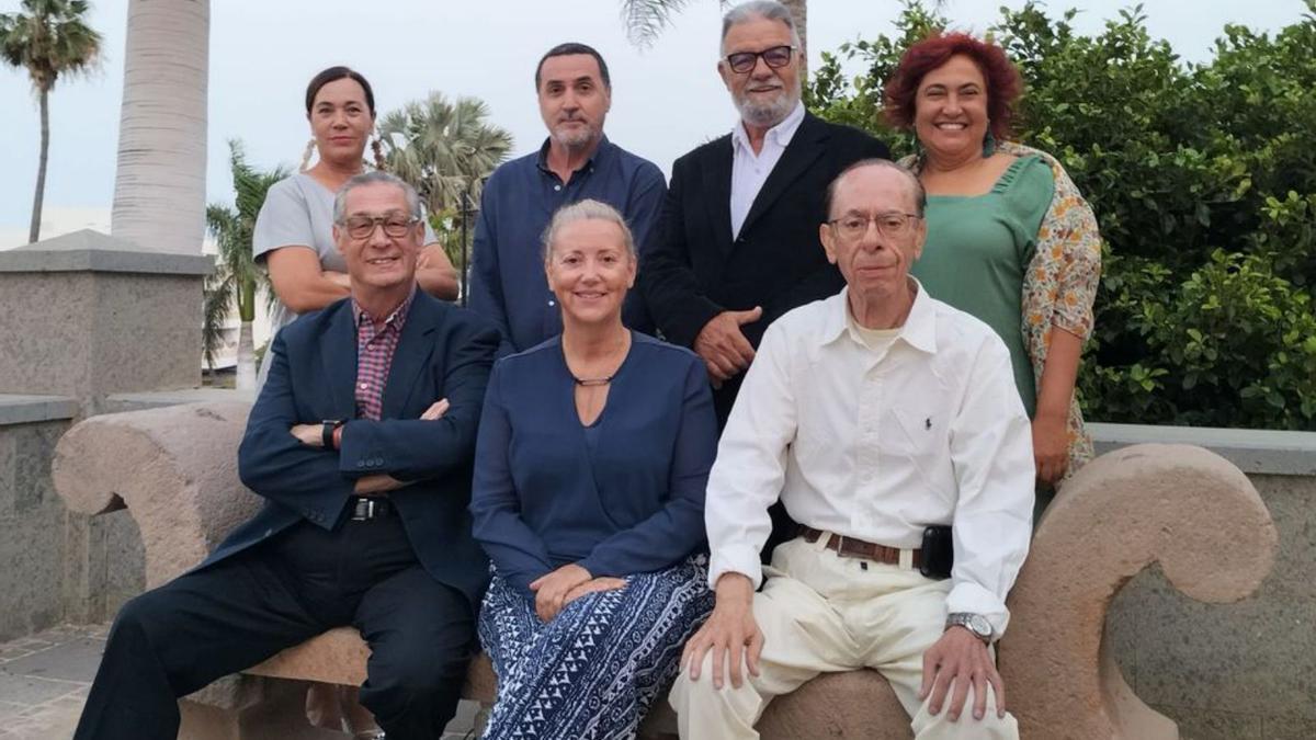 Nueva directiva de los periodistas de Lanzarote y Fuerteventura.