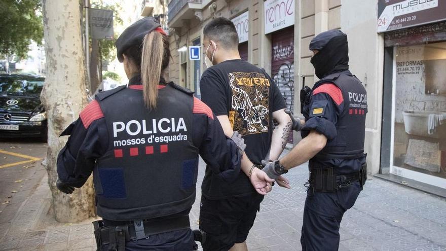 Una detenció a Barcelona