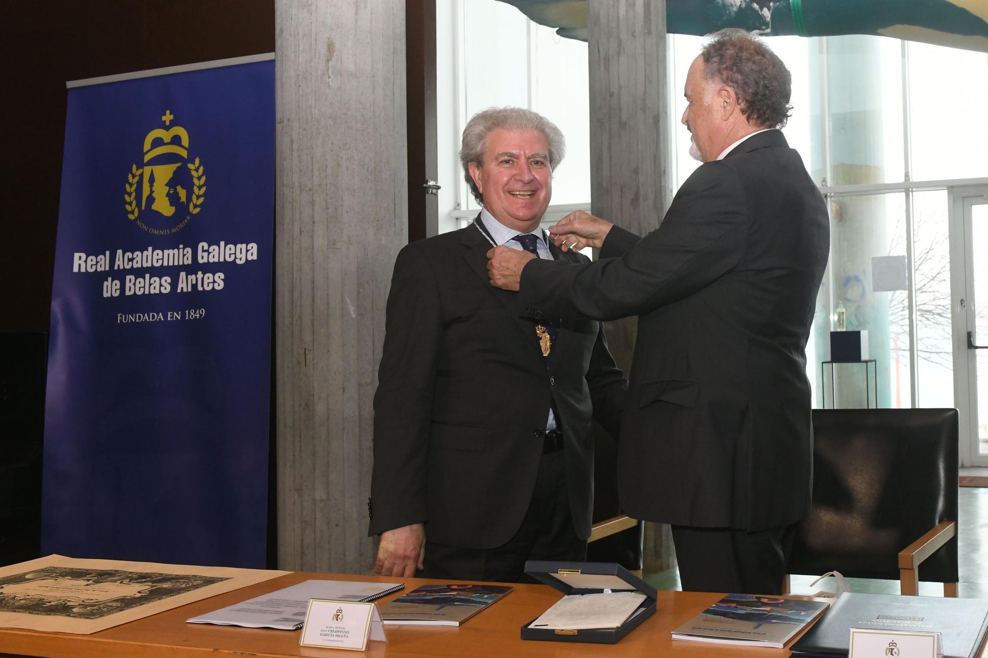 César Antonio Molina ingresa en la Academia Galega de Belas Artes