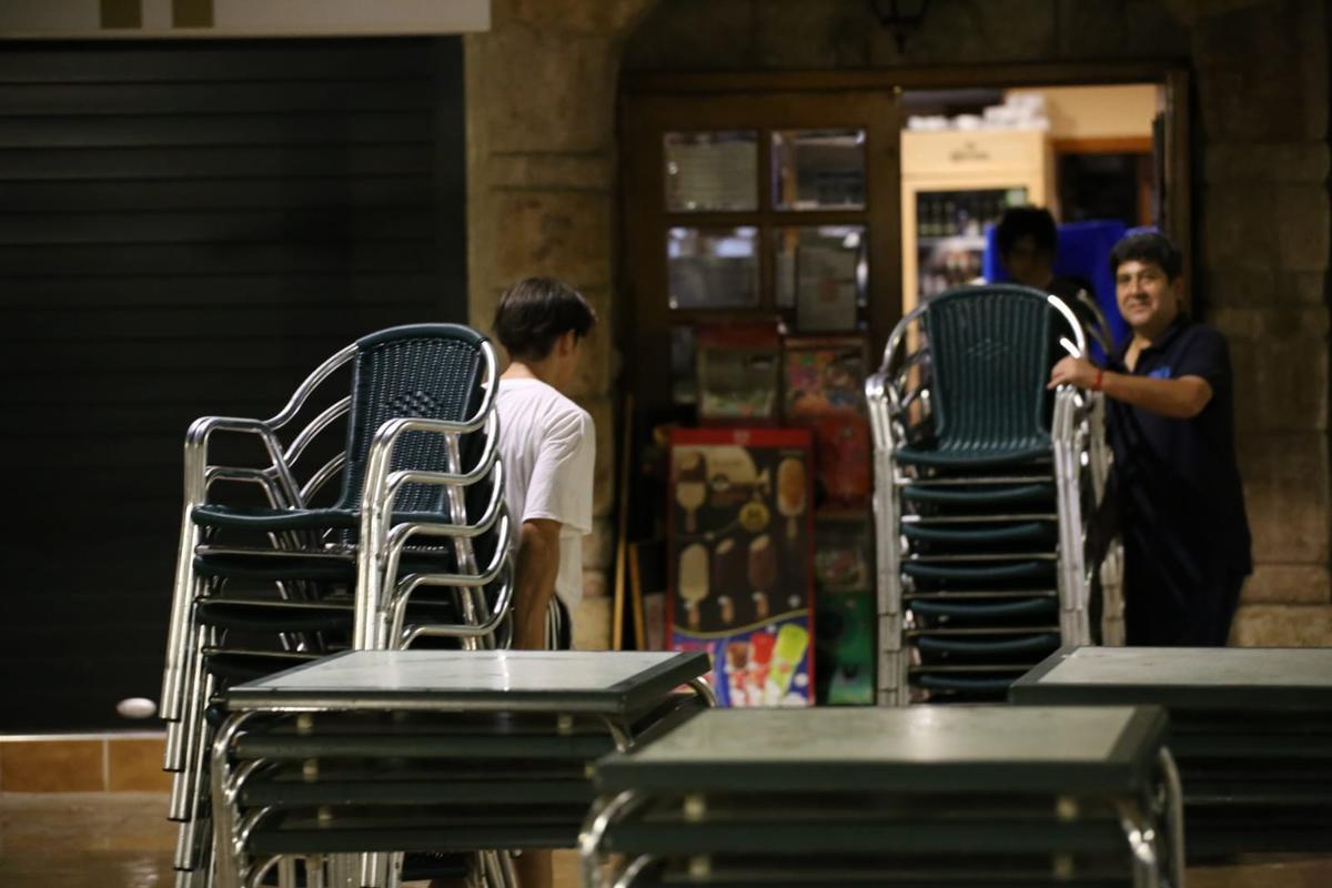 Una banyà por adelantado: la Ofrenda se cancela por la lluvia