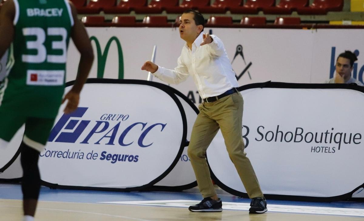 Rafa Sanz, en el Coto Córdoba-Peñas Huesca de la pasada temporada.