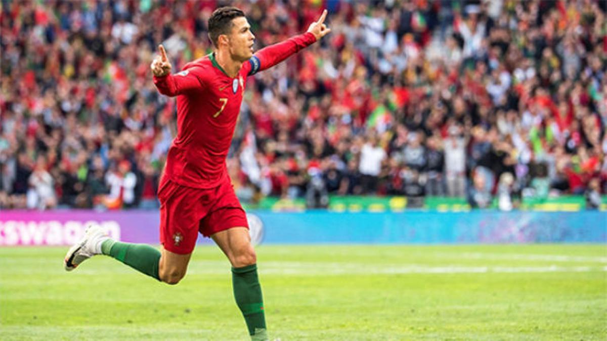 El hat-trick de Cristiano ante Suiza que mete a Portugal en la final de la Nations League