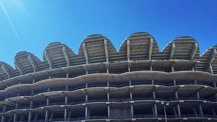 Imagen de la obra del Nou Mestalla