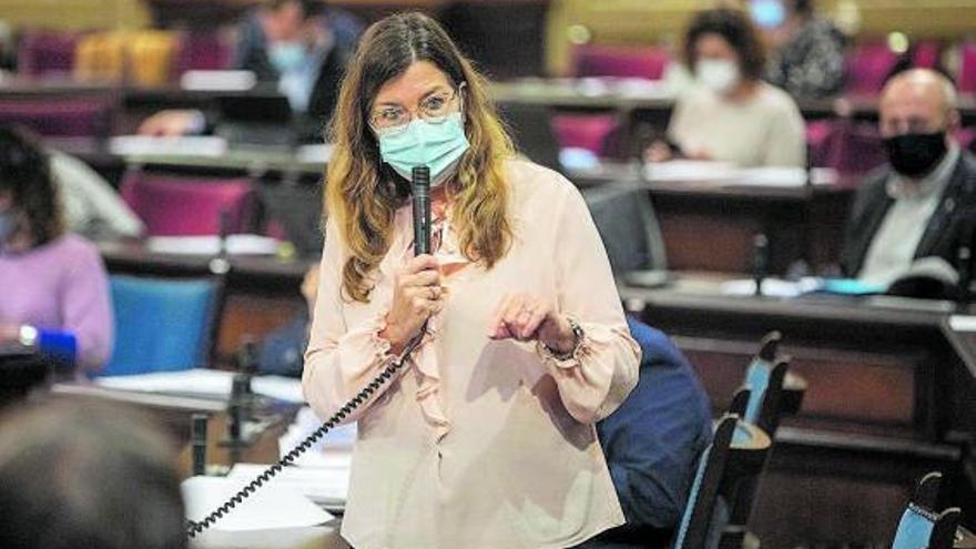 Patricia Gómez en el Parlament en una imagen de archivo. | GUILLEM BOSCH