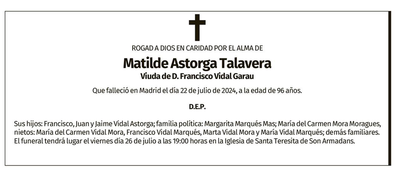 Matilde Astorga Talavera