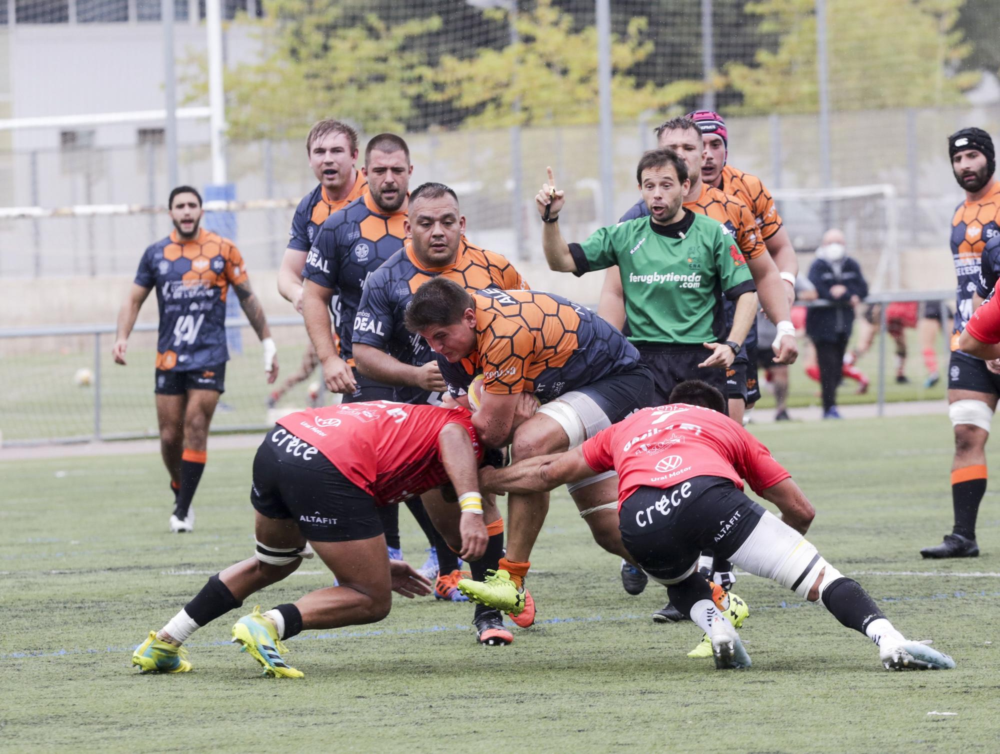 Primera victoria de Les Abelles en División de Honor de rugby 2021-2022 ante Burgos
