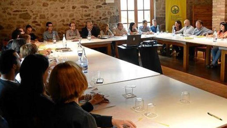 Aspecte de l&#039;assemblea general de l&#039;Associació pel Desenvolupament Rural de la Catalunya Central, ahir