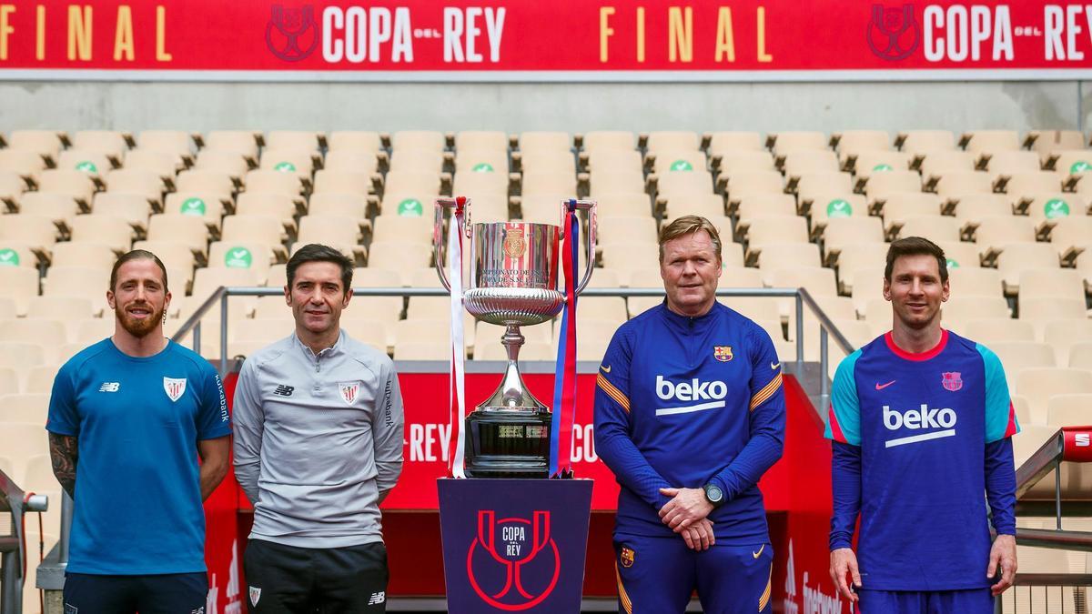 Athletic Bilbao y FC Barcelona juegan la final de Copa.