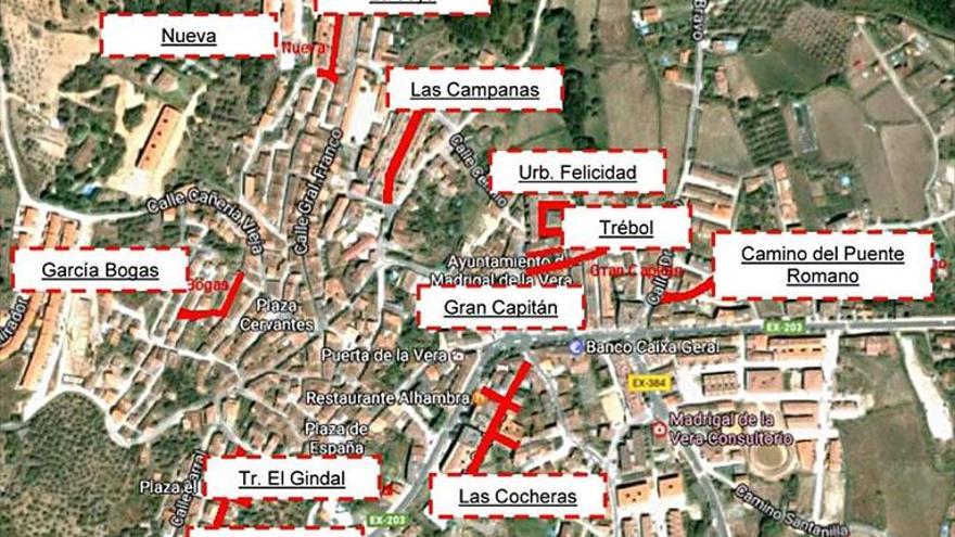 Diputación arreglará once calles y dos caminos