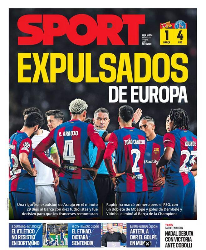 Las portadas de la prensa deportiva hoy, 17 de abril de 2024