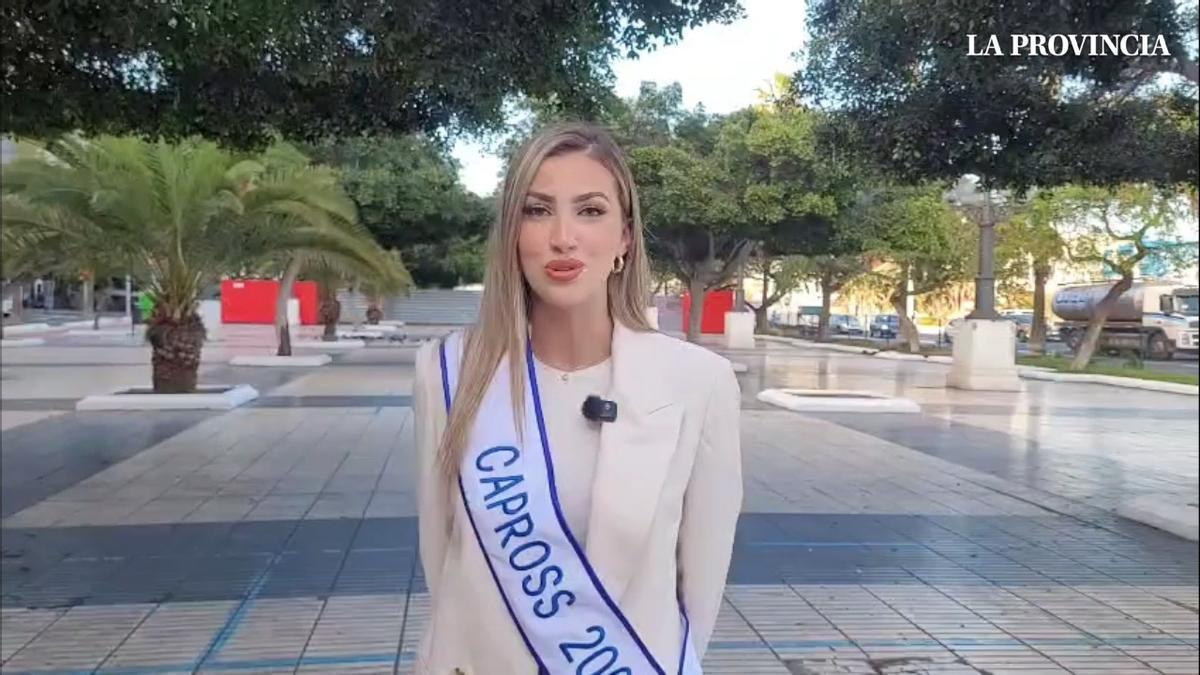 Carla Benítez, candidata a Reina del Carnaval de Las Palmas de Gran Canaria.