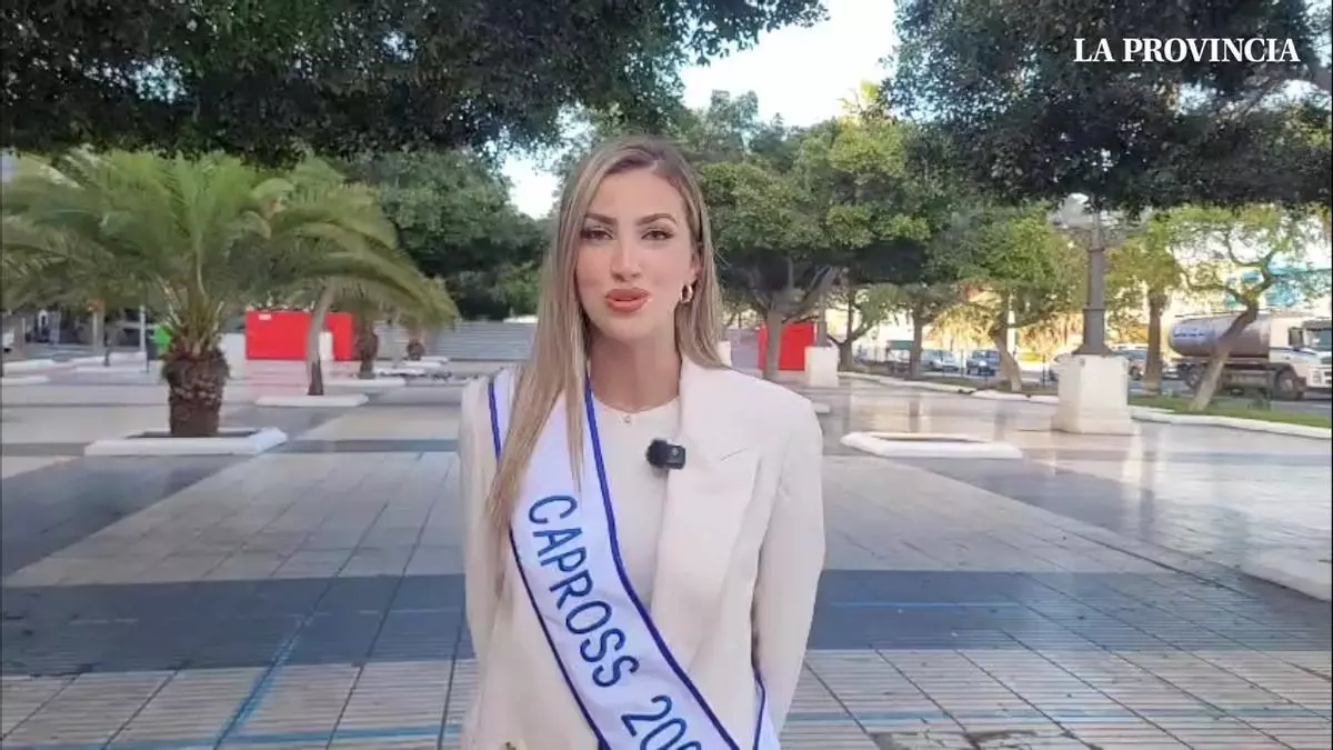 Carla Benítez, candidata a Reina: "Hemos trabajado mano a mano en el diseño, todos juntos por un sueño"