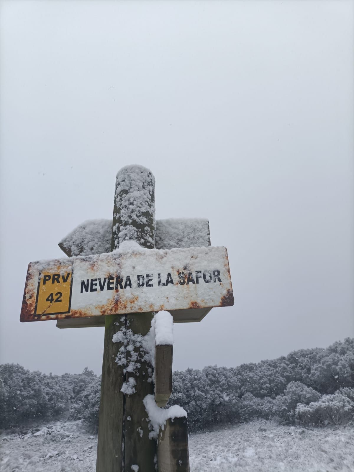 Primeras nieves en La Safor