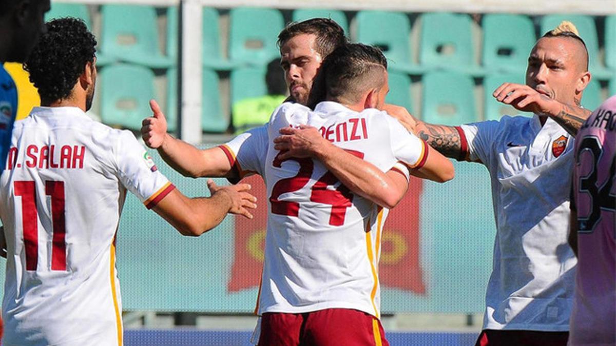 La Roma goleó al Palermo
