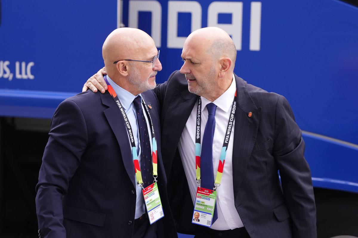 Rafael Louzan y Luis de la Fuente, en un acto