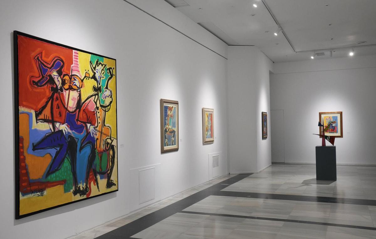Obra de José María Barreiro que se pueden contemplar hasta el 26 de abril en la muestra de la ciudad olívica