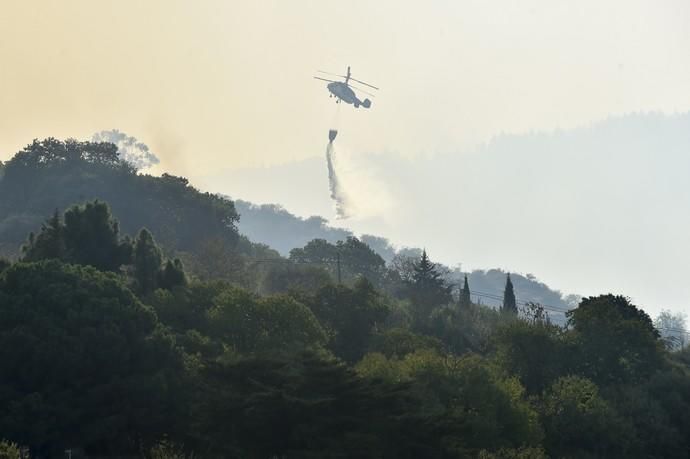 Incendio en la zona de cumbre de Gran Canaria