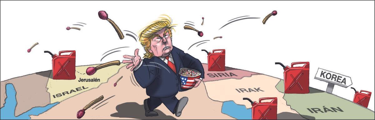 ABIERTO POR VACACIONES. DONALD TRUMP