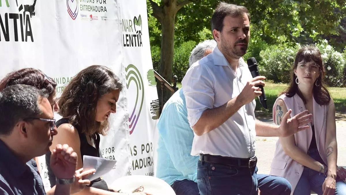 Garzón apela en Mérida a ser responsables frente al cambio climático
