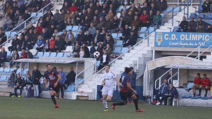 Imagen del duelo jugado en la primera vuelta en Xàtiva.