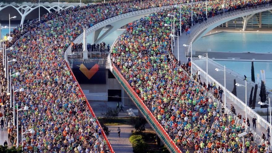 Cómo llegar a la zona de salida del Maratón València 2019.