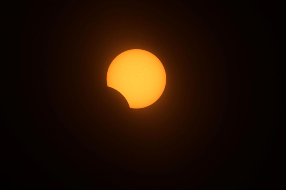 Las espectaculares imagen del eclipse de sol en Estados Unidos