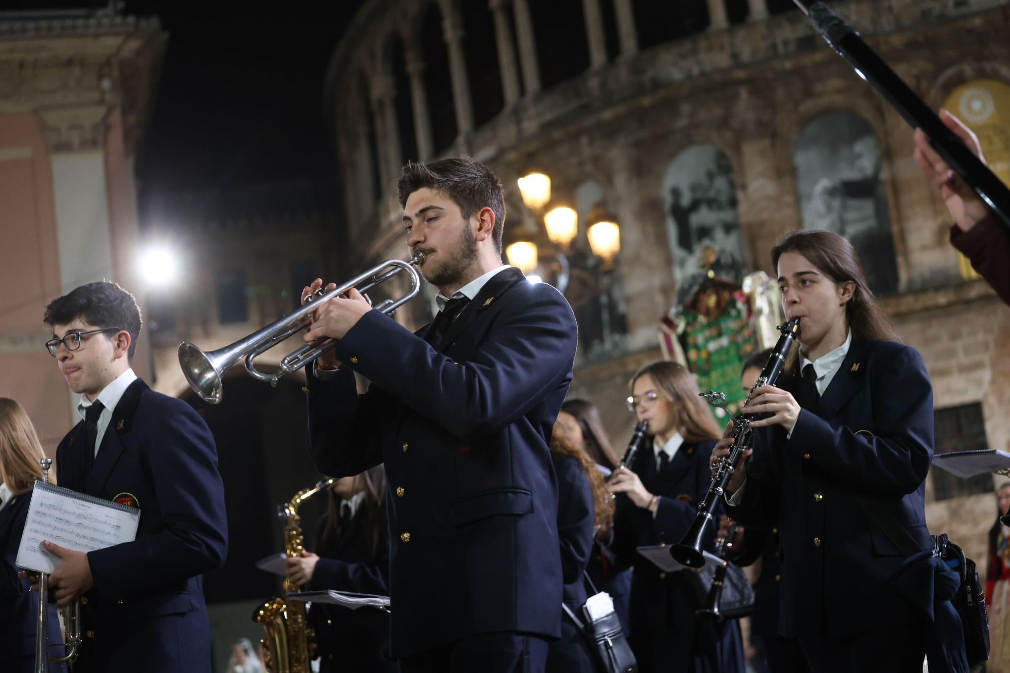 Fallas 2023 | Antología de músicos en la Ofrenda del día 17