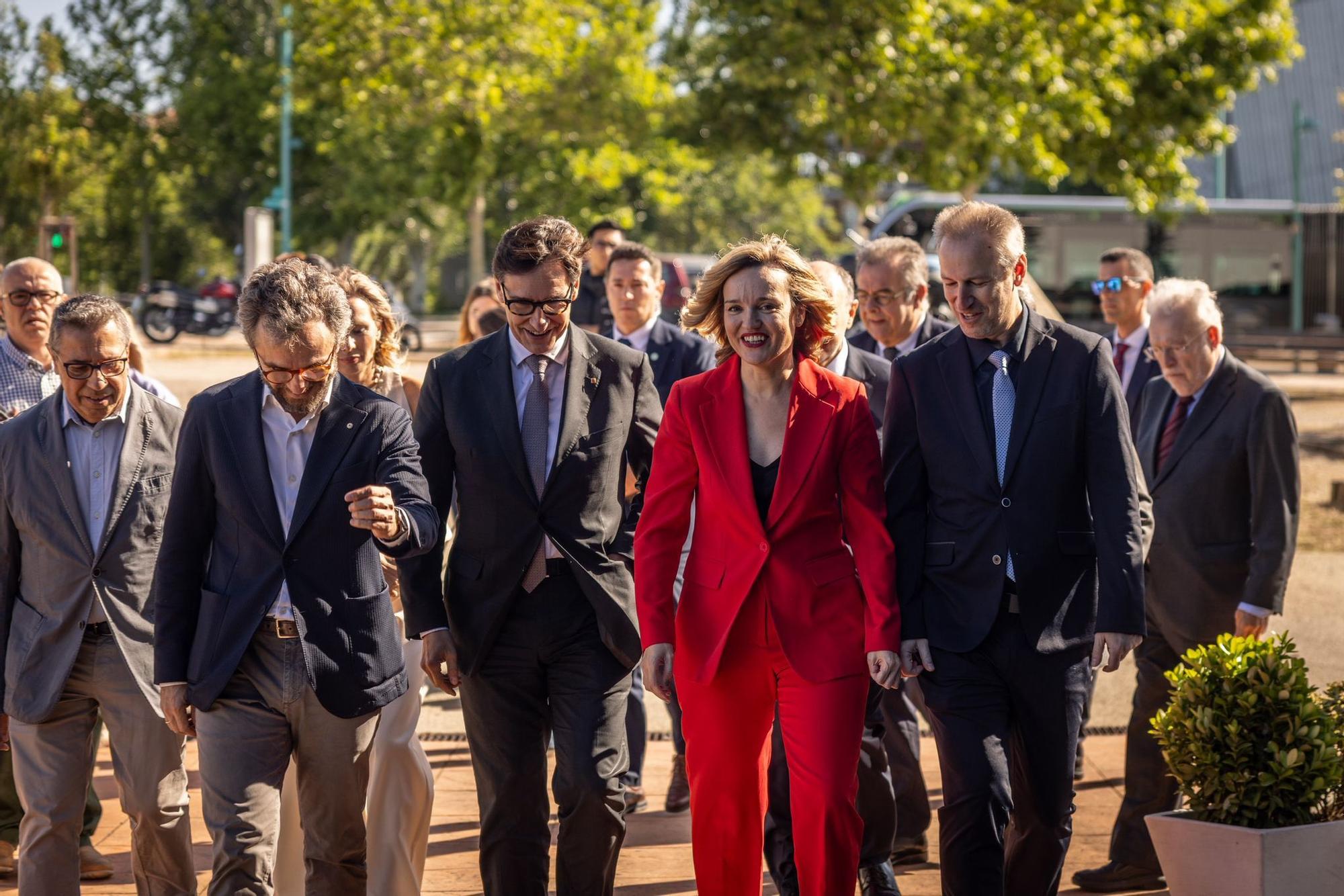En imágenes | Desayuno informativo organizado por EL PERIÓDICO DE ARAGÓN con Salvador Illa y Pilar Alegría en Zaragoza
