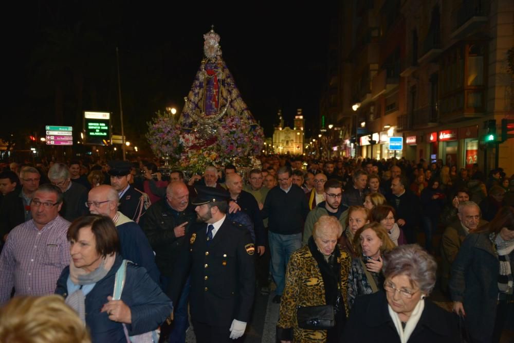 La Fuensanta llega a la Catedral