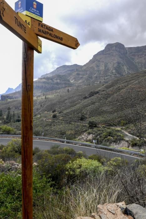 GRAN CANARIA 26-01-2019  SANTA LUCIA DE TIRAJANA-SAN BARTOLOME DE TIRAJANA. Fotos al macizo de Amurga. Fotos a los terrenos de la familia de Román comprados por el Cabildo.  FOTOS: JUAN CASTRO