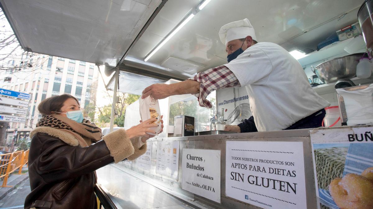 Deliciosos churros y buñuelos sin gluten