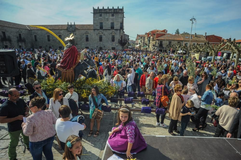 Semana Santa en Arousa 2017 | La Borriquita abarrota Fefiñáns