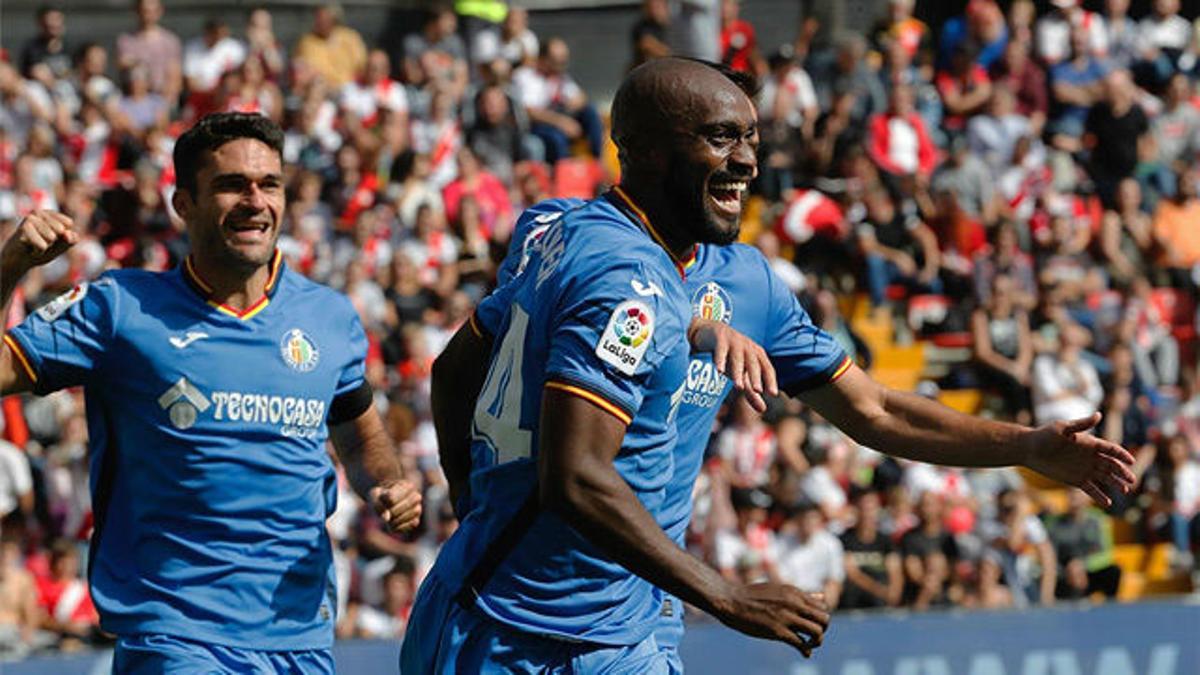 El Getafe consiguió los tres puntos en el derbi madrileño