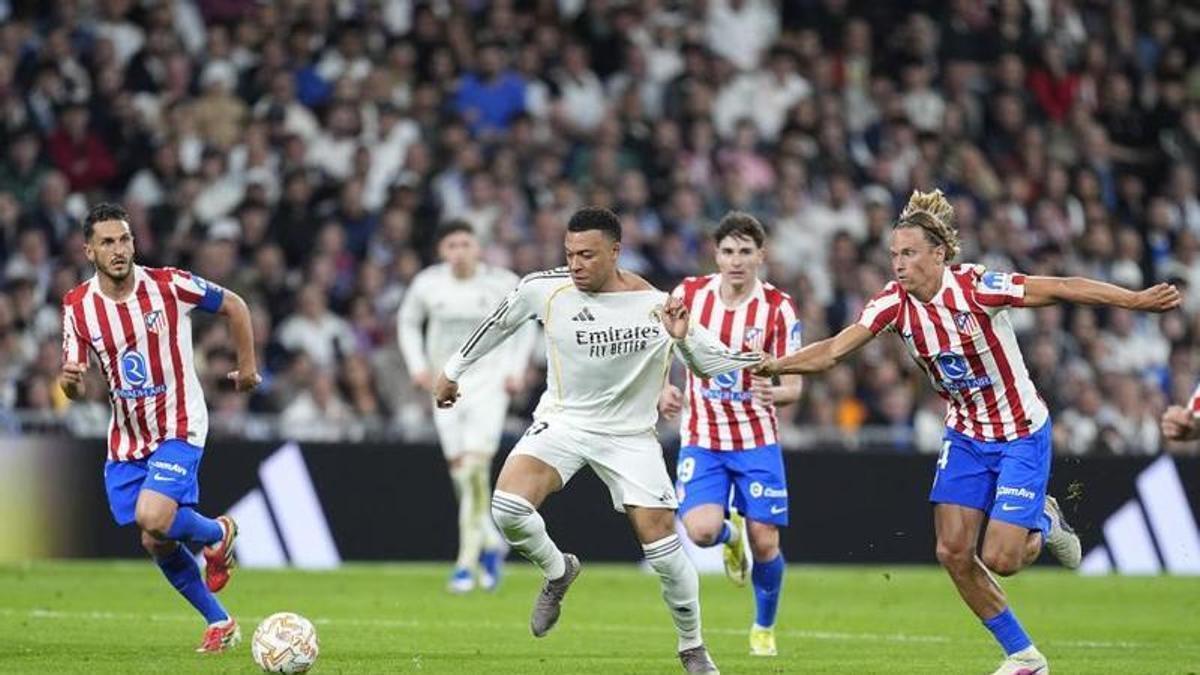 La polémica jugada de Marcos Llorente en el derbi madrileño