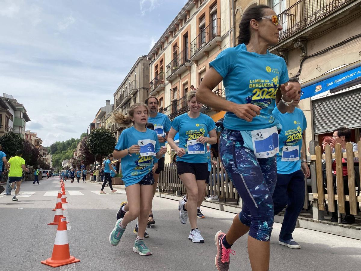 La cursa solidària impulsada per la Fundació la Llar omple de vida i col·laboració el centre de Gironella