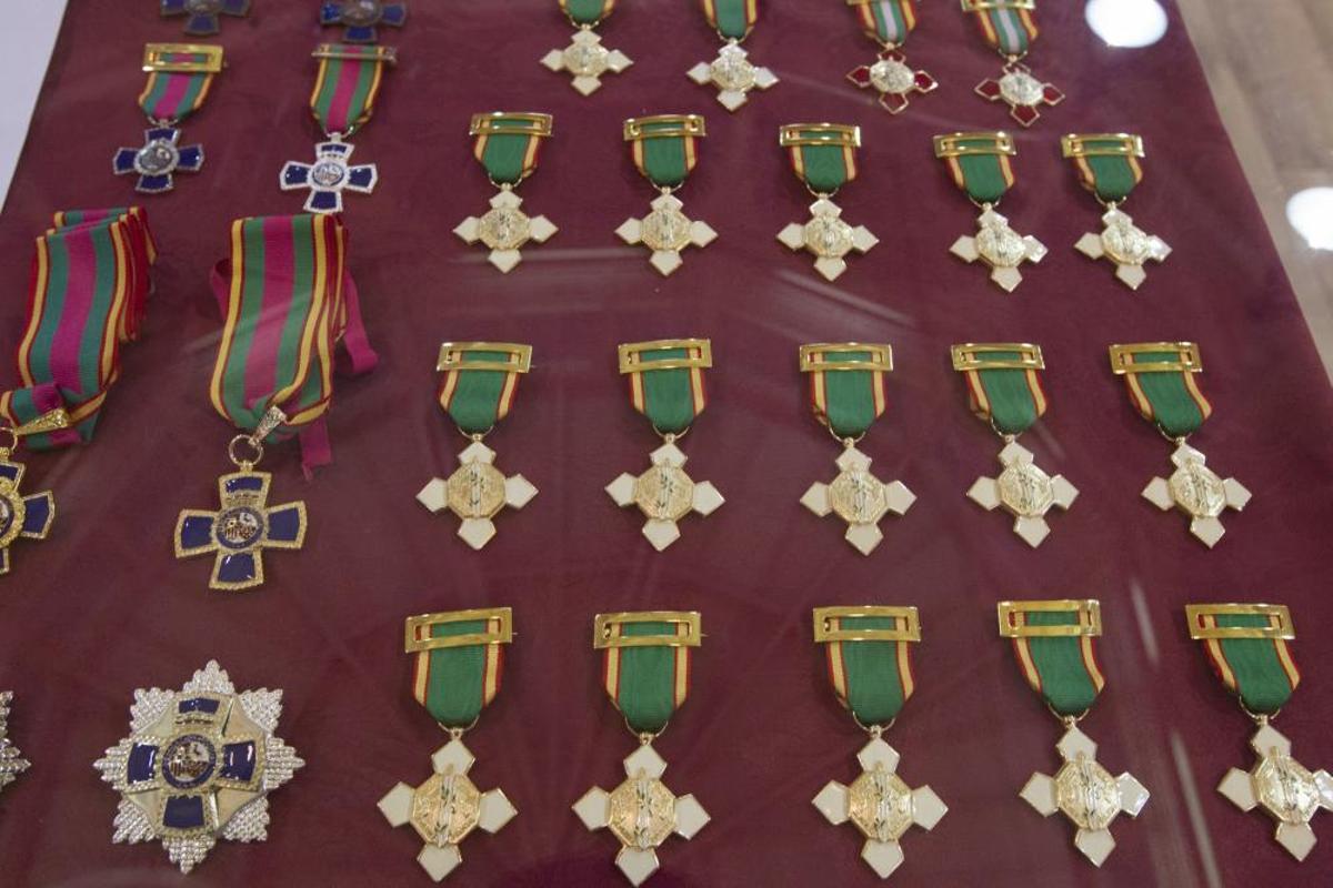 Exposición de Semana Santa en la plaza de Trascorrales